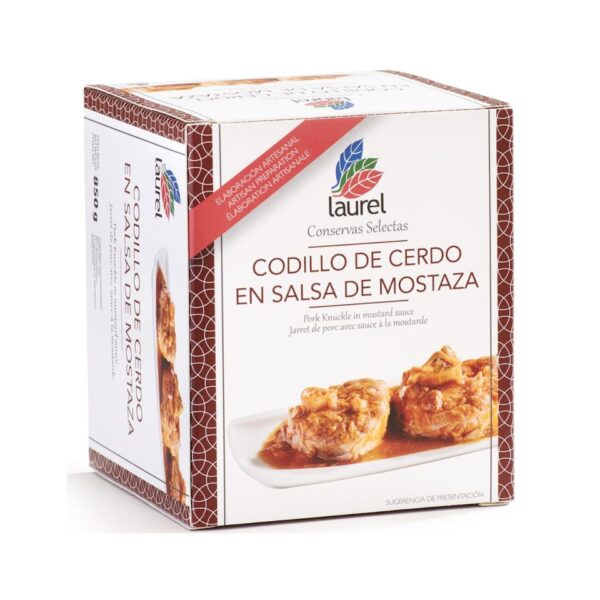 Codillo de cerdo en salsa de mostaza